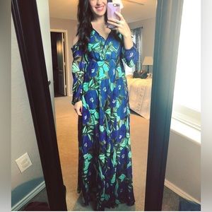 Judith March Long Floral Maxi Dress